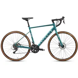 CHILLIZ Gravelbike Gravel 28 Zoll GL.05 grün Rahmenhöhe 54 cm Damen Herren 16 Gänge mech. Scheibenbremse - Grün