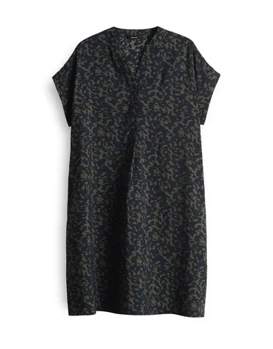 OPUS Midikleid Wulara shadow - Elegantes Midikleid in Blau, Größe 36, aus hochwertigem Material für einen stilvollen Auftritt bei besonderen Anlässen.