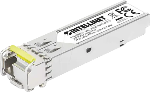 INT 508650 - Mini GBIC 1000Base-BX-D LC - GBIC Transceiver für 1000Base-BX-D mit 120 km Reichweite, bidirektionale WDM-Technologie für maximale Effizienz und Kompatibilität mit führenden Switch-Herstellern.