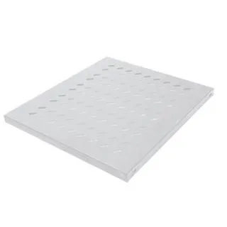 Intellinet 19 Zoll Fachboden - 1 HE, 525 mm tief, maximale Traglast 50 kg, antistatisch beschichtet und robust für optimale Stabilität