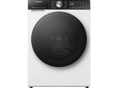 HISENSE WF5S1045BW Waschmaschine - Waschmaschine mit 10 kg Fassungsvermögen, 1400 U/Min. und Energieeffizienzklasse A – ideal für große Familien und energieeffizientes Waschen.