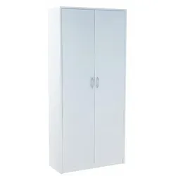 Matkam Möbel Bücherregal, Weiß, Holzwerkstoff, 74x180x35 cm, Arbeitszimmer, Aktenschränke