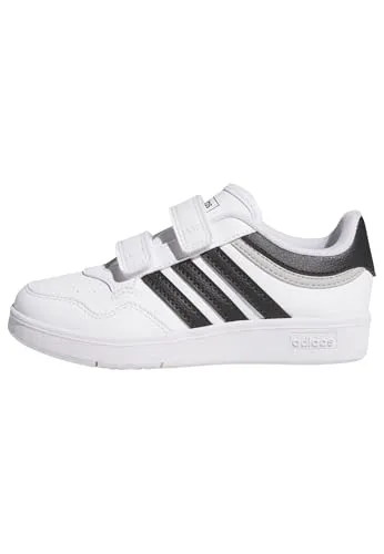 adidas Hoops 4.0 Sneakers - FTWR White/Core Black/Grey Two, 21 EU - Sneaker mit regulärer Passform, dämpfender Zwischensohle und atmungsaktivem Mesh-Futter für optimalen Komfort und Stil.