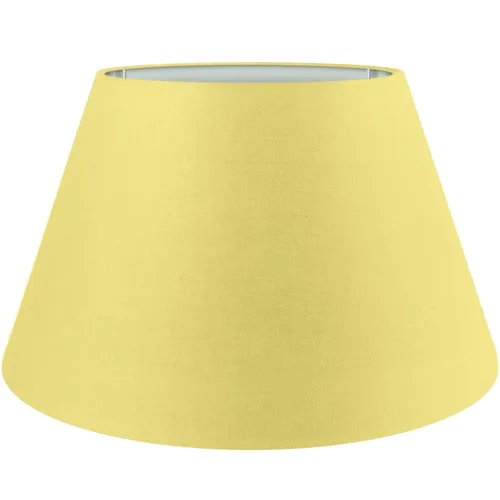 Premium Lampenschirm Stehlampe Hängelampe Gelb Baumwolle E14/E27 L=UØ 25cm