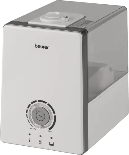 Beurer LB 88 Luftbefeuchter - Luftbefeuchter mit mikrofeiner Zerstäubung, ideal für Räume bis 48 m², hygienisch dank Dual-Technologie und geräuscharm für Schlafzimmer oder Kinderzimmer.