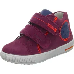 Superfit Moppy pink/blau (5510) 22 - Kinder Halbschuhe, ideal für die ersten Schritte mit superweichem Leder, flexible Sohle und wechselbaren Einlegesohlen für optimalen Komfort und Fußklima.