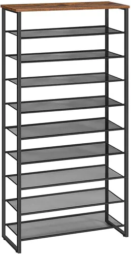 HOOBRO Schuhregal EBF107XJ01 in schwarz von HOOBRO