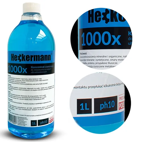 Flüssigkeit für Ultraschallreiniger Heckermann pH10 1L