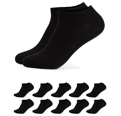 OCCULTO Sneakersocken Herren 100% Baumwolle Sneaker Socken 10er Pack (Modell: Ingmar) (10-Paar)