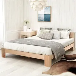Merax Doppelbett 140x200cm mit Kopfteil aus massivem Kiefernholz - Stabiles Massivholzbett mit elegantem Design für Ihr Schlafzimmer. Inklusive Lattenrost und einfacher Montage – ideal für gemütliche Nächte.