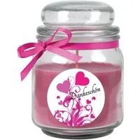 HS Candle Duftkerze & Glas Danke Lila Lavendel in lila von HS Candle