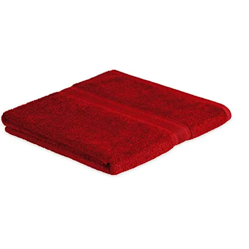 EXKLUSIV HEIMTEXTIL Frottier Handtücher Badetuch 100 x 150 cm Rot 500g