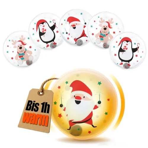 com-four® 6X Taschenwärmer wiederverwendbar