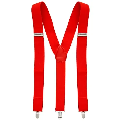 W WIDMANN MILANO Party Fashion - Hosenträger, ultralang bis 115-120 cm, größenverstellbar, Kostüm, Accessoire, Karneval