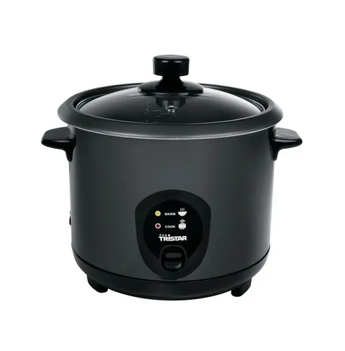 Produktbild autom. Reiskocher bis 8 Pers. Black-Edition Dampfgarer Dampfkocher 1,5L +Zubehör