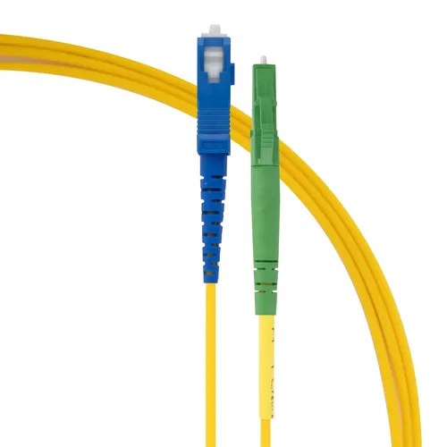 LWL Patchkabel 20m LC-APC auf SC-UPC 9/125µm Singlemode G.657A2 Glasfaser SeKi