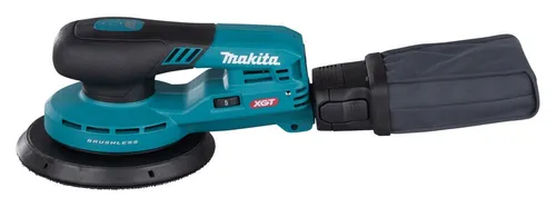 Makita Exzenterschleifer BO002CGZ XGT, akkubetrieben, 150mm Ø - Schleifmaschine für höchste Oberflächenqualität mit 40V Akku und regelbarer Drehbewegung. Integrierte Staubabsaugung und bürstenloser Motor für mehr Lebensdauer und Leistung.