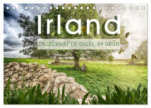 Irland - Zauberhafte Insel in grün (Tischkalender 2026) - Hochwertiger Tischkalender mit 12 atemberaubenden Bildern von Irlands Natur, nachhaltig produziert in Deutschland. Ideal als Geschenk für Naturliebhaber und Reisefans.