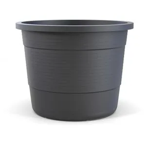 Blumentöpfe & Pflanzgefäße Grau von Plastard