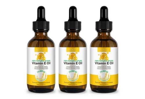ALIVER Körperöl mit Vitamin E – 3-tlg. Anti-Aging Hautpflege - Körperöle für glatte, strahlende Haut. Ultra-konzentrierte 75.000 IE Vitamin E Formel für intensive Feuchtigkeit und sichtbare Narbenreduzierung.