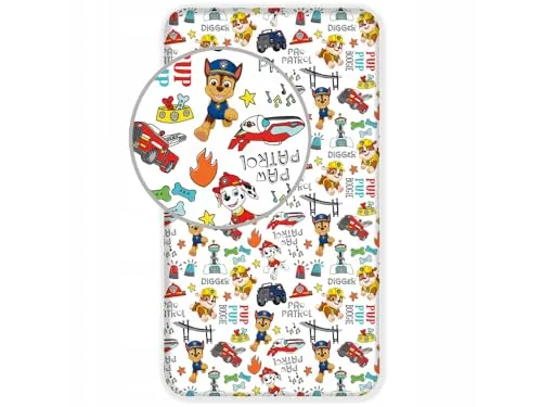 Spannbettlaken Paw Patrol