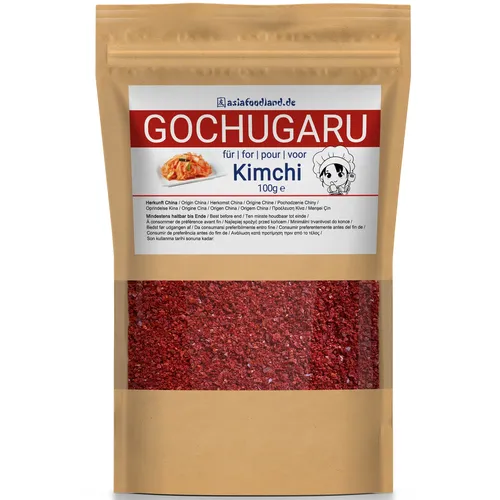 asiafoodland - Gochugaru - Chili Pulver für z.B. Kimchi - Red Pepper Powder 100g