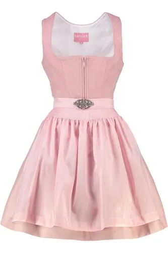 KRÜGER MADL MIni Dirndl Rose Evi 50er Rocklänge Damen in pink von Krüger