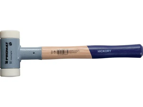 PROMAT Hammer PROMAT Schonhammer Länge 380 mm Kopf-Ø 45 mm Hickory rückschlagfr
