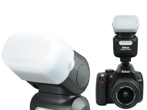 Blitzdiffusor /  Bouncer für Nikon SB-500