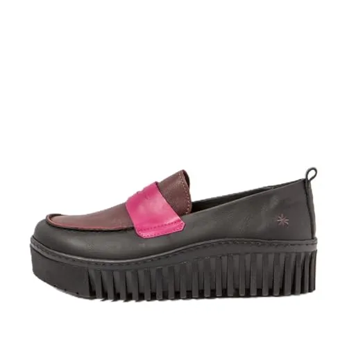 ART Damen 1530 Brighton Plattform, schwarz Fuchsia, 36 EU - Wanderschuhe mit ultraleichtem SOFTLIGHT Material für maximalen Komfort und Leichtigkeit. Ideal für stilbewusste Abenteurerinnen, die Funktionalität und Design schätzen.