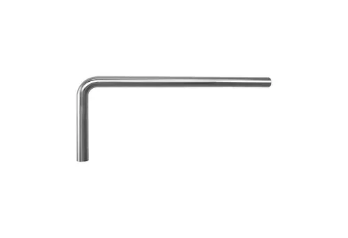 tecuro Siphon Abgangsrohr - 680 mm mit 90° Bogen, verchromt - Sanitärinstallation, langlebige verchromte Oberfläche für einen modernen Look und hohe Korrosionsbeständigkeit.