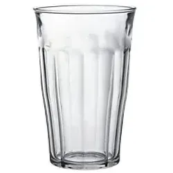 Duralex Picardie Trinkgläser Set (0.50 l, 6x) - Robustes Set aus 6 Trinkgläsern (0.50 l) aus bruchsicherem Glas, ideal für den täglichen Gebrauch und stilvolles Servieren von Getränken.