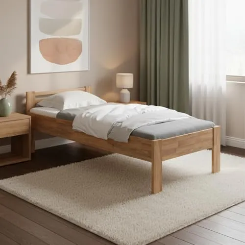 skølm Fenrir Bett 100x200 cm Eiche