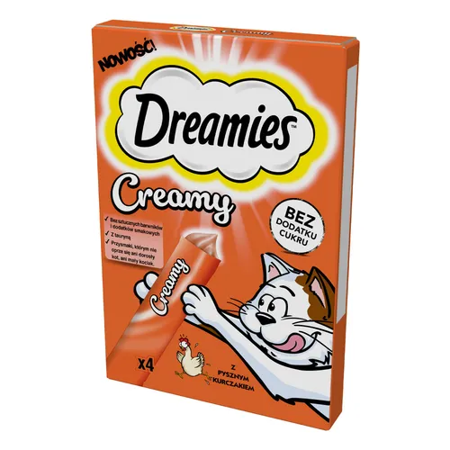Produktbild Leckerli für Katzen Dreamies mit köstlichem Hähnchen 4x10g
