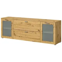 Lowboard Xeno, Holzfarben – Modernes Design von Möbel Kraft