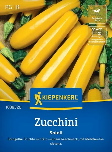 Kiepenkerl Gemüsesamen Zucchini Soleil, F1 in gelb von Kiepenkerl