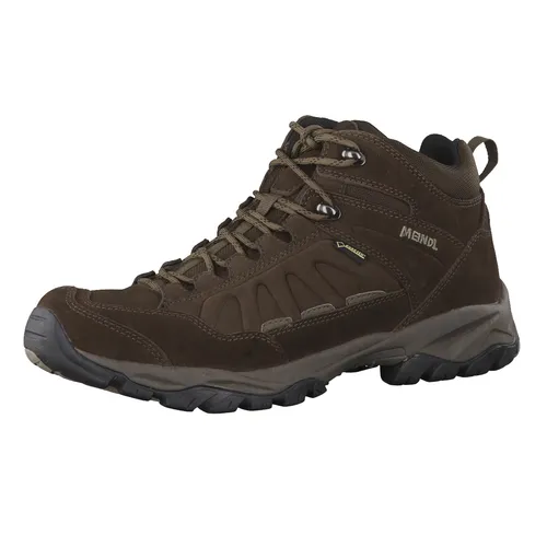 Meindl Herren Multifunktionsschuh Nebraska Mid GTX - Trekking- und Wanderstiefel in Braun Mahagoni 039, weicher Gehkomfort für Sport und Outdoor Abenteuer