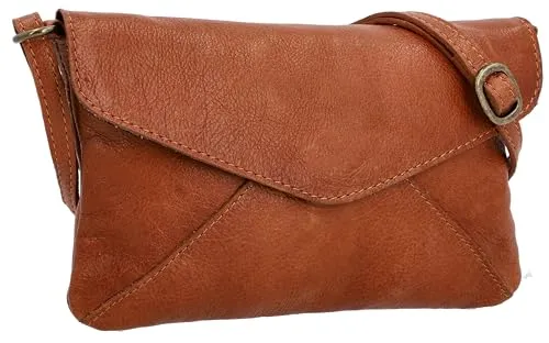 Gusti Leder Umhängetasche Karisma – Stilvolle Damenhandtasche aus echtem Leder – Braun - Elegante Umhängetasche aus hochwertigem Leder, ideal für Stadtbummel und Alltag. Bietet genügend Platz für Handy und Geldbörse und besticht durch ihr klassisches Design.