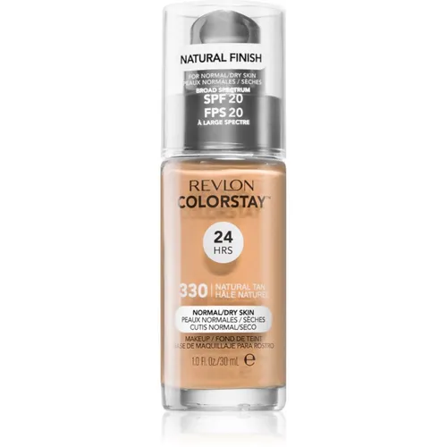 Revlon Cosmetics ColorStay™ SPF 20 langanhaltende Make-up Foundation für normale und trockene Haut Farbton 330 Natural Tan 30 ml