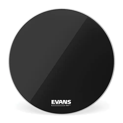 Evans BD20RBG 50,8 cm (20 Zoll) Resonanzfell für Basedrum Extra Dünn schwarz/gold