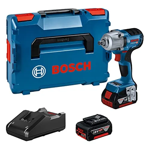 Bosch Professional GDS 18V-450 Akku-Schlagschrauber mit 2 Akkus