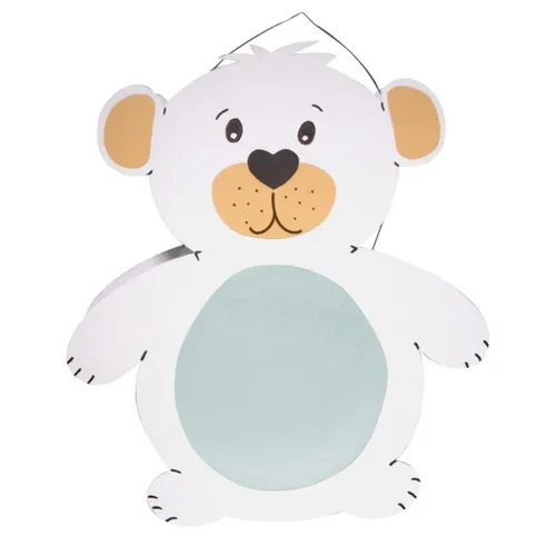 Laterne Eisbär St. Martin Umzug Laternen basteln Bastelset 27 x 34 cm 1 x