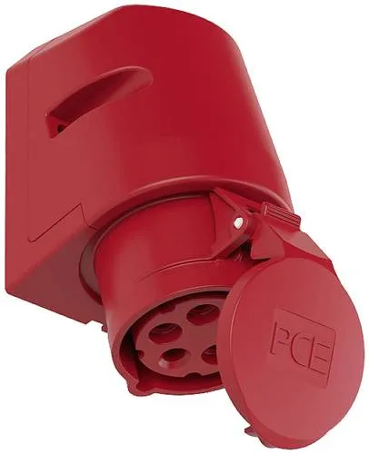 PCE 115-6R CEE Wandsteckdose 16A 5polig 400V 1St.