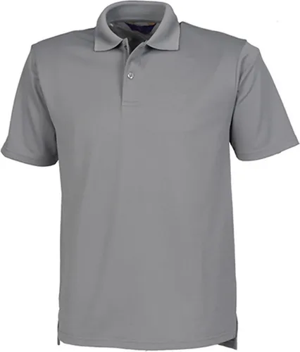 Henbury H475 Herren Coolplus Polo Shirt - Charcoal, Größe XL - Hochwertiges Herren Polo Shirt aus 100% Polyester mit Coolplus®-Technologie für optimalen Feuchtigkeitstransport. Pflegeleicht und ideal für den täglichen Einsatz.