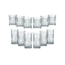 Nachtmann Gläserset 12-teilig - Made in Germany - Hochwertiges 12-teiliges Gläserset aus klarem Glas, ideal für stilvolles Essen & Trinken. Perfekt für besondere Anlässe oder den täglichen Gebrauch.