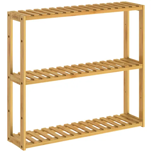Casaria® Wandregal Holz 60x54cm