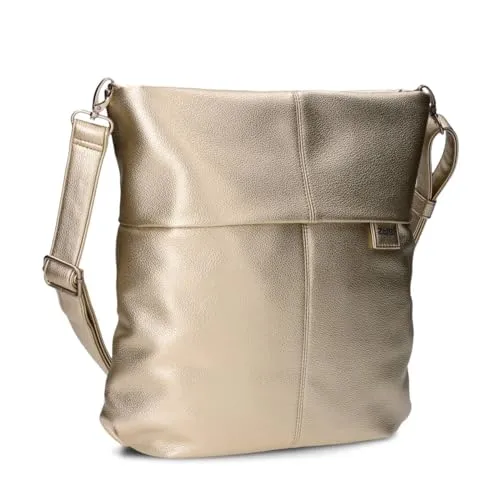 Damen Handtasche Mademoiselle.M M12 - Stylische Umhängetasche 7 Liter - Umhängetasche in DIN-A4-Größe mit Schlüsselring für sichere Aufbewahrung. Perfekt für Beruf und Studium, pflegeleichtes Kunstleder und praktisches Geheimfach.