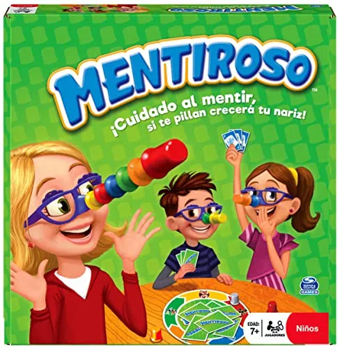 Spin Master 6065110 Alien Table Games Liar - Familienspiel für 2-6 Spieler, lustige Brille und Karten für unvergessliche Spielabende ab 7 Jahren