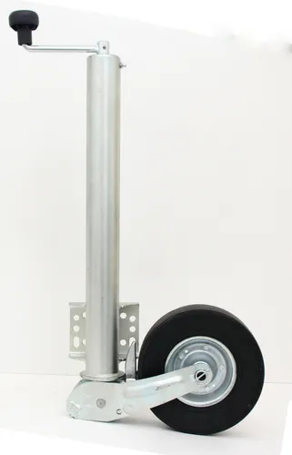 Winterhoff Automatik Stützrad mit Universalflansch extra lang für PKW Anhänger
