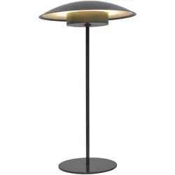 Newgarden LED-AUßENLEUCHTE Sardina, tragbare Metalllampe - Moderne Außenbeleuchtung in Anthrazit, zylindrisch und kabellos. Mit 3 Helligkeitsstufen und Touch-Funktion für individuelle Lichtgestaltung.